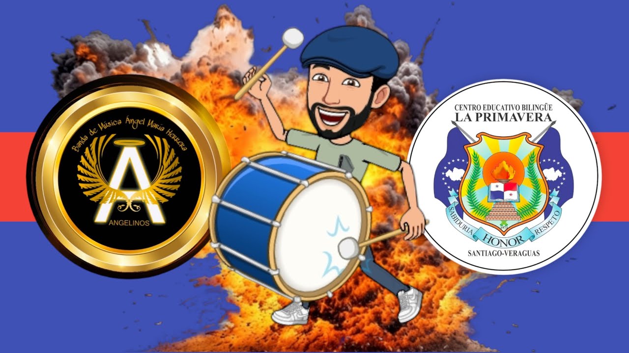 Angel María Herrera VS Centro Educativo Bilingüe La Primavera  #colegio #band #panama #marching