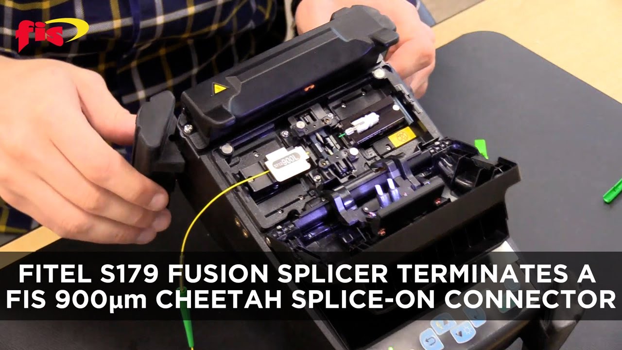 How To Terminate A 900&micro;m Cheetah Splice On Connector On Fitel S179 Fusion Splicer