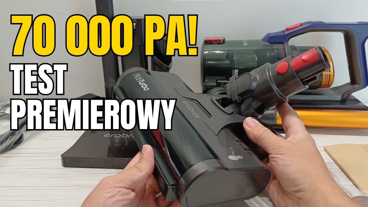 Najmocniejszy odkurzacz pionowy z AliExpress? | Test Era Bros EV7