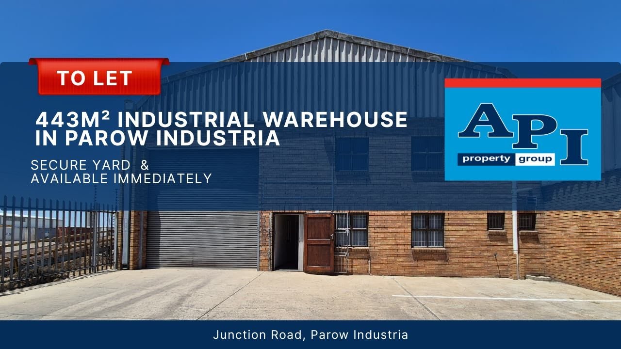 443m² Industrial Warehouse To Let in Parow Industria with Secure Unit with High Eaves and Yard