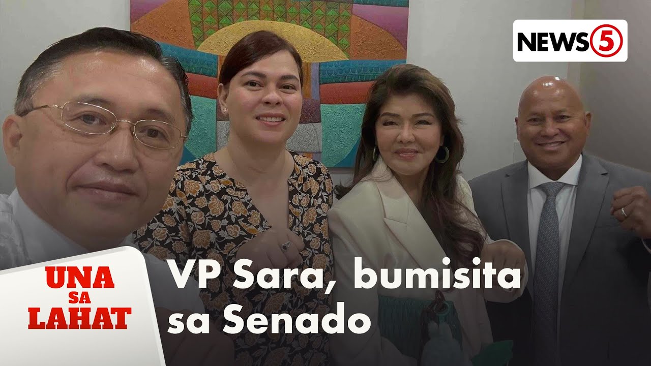 VP Sara Duterte, tikom sa pagbibitiw ni Romualdez bilang House Speaker | Una Sa Lahat