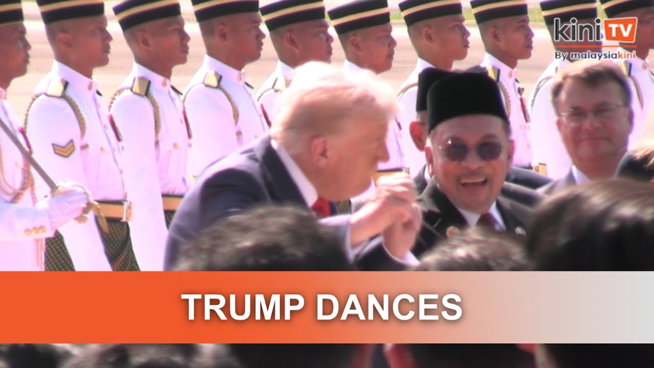 [Full Video] Trump dances during Malaysia's red carpet welcome