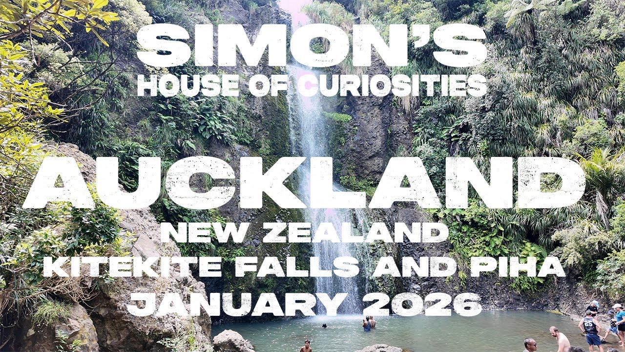Visiting Kitekite Falls and Piha - a day trip from Auckland CBD