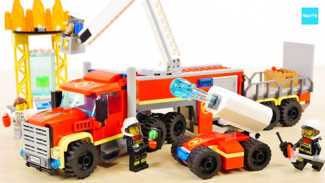 レゴ シティ 消防指令基地 60282 ／ LEGO City Fire Command Unit Speed Build & Review
