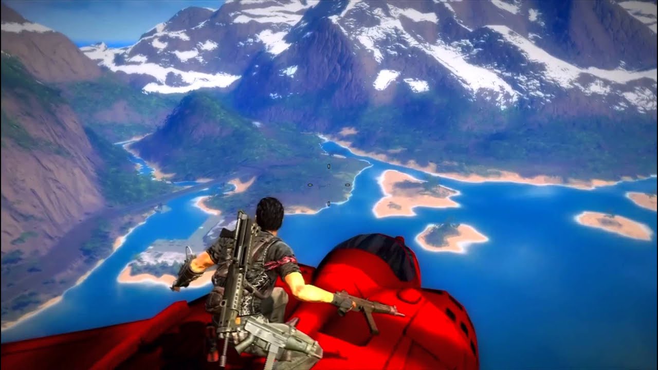 Just Cause 2 all 10 airports in one flight