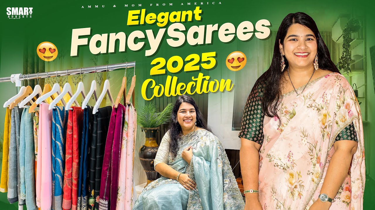 PartyWare - Fancy Sarees & Designer Blouses 2025 | Under Rs.5000 | #teluguvlogsfromusa #partywear