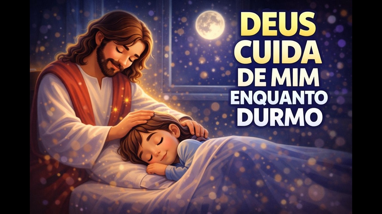 Deus Cuida de Mim Enquanto Durmo 💙 | Histórias Bíblicas Infantis para Dormir e Confiar em Deus
