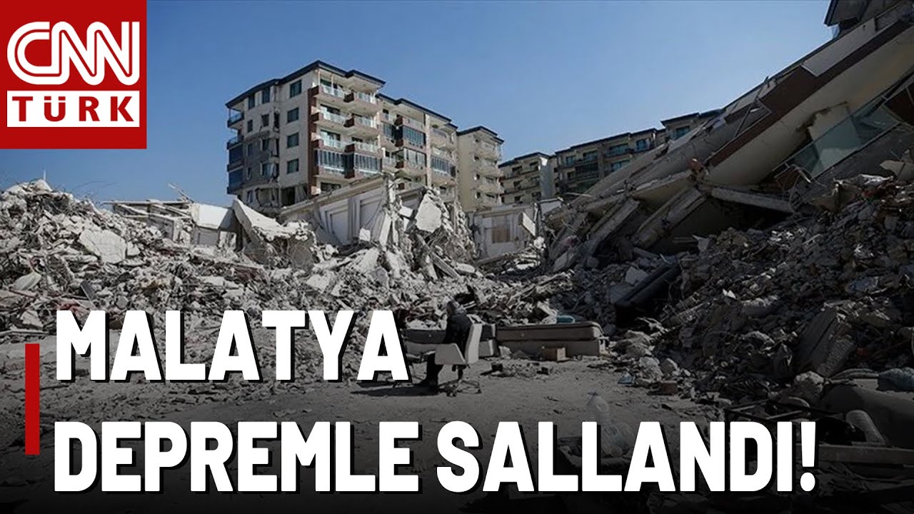 Malatya Deprem Korkusunu Bir Kez Daha Yaşadı! Depremin Merkezinden Son Dakika Görüntüleri...
