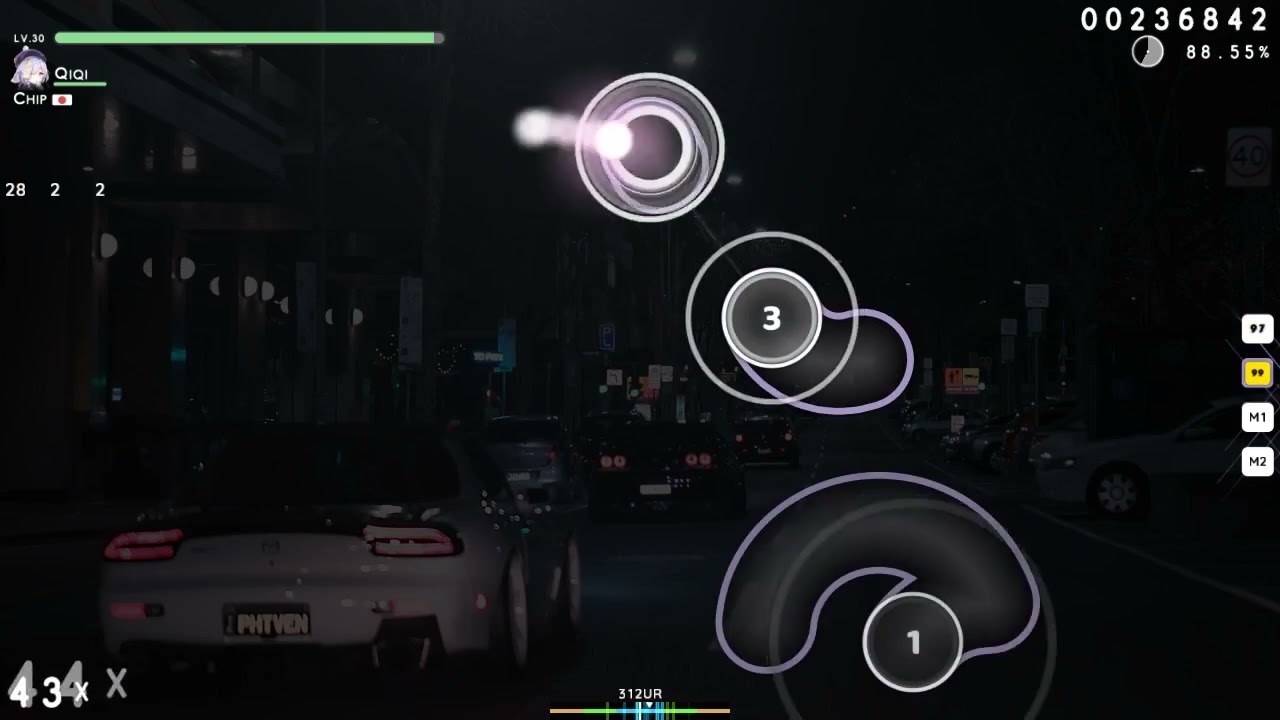 Osu! : PRXSXNT FXTURE - SMOKED OUT / 4.13 stars / B / 86.18% acc