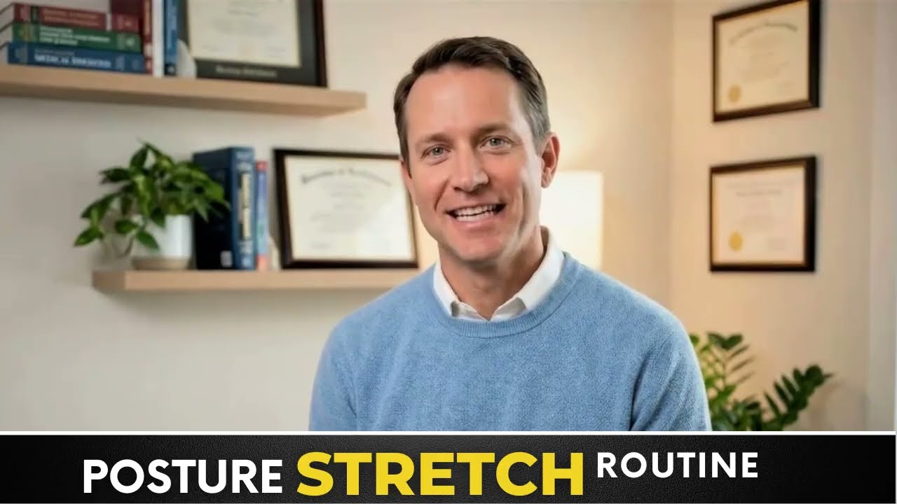Daily Stretching Routine for Men With Bad Posture | Fix Rounded Shoulders, Neck & Back Pain Fast