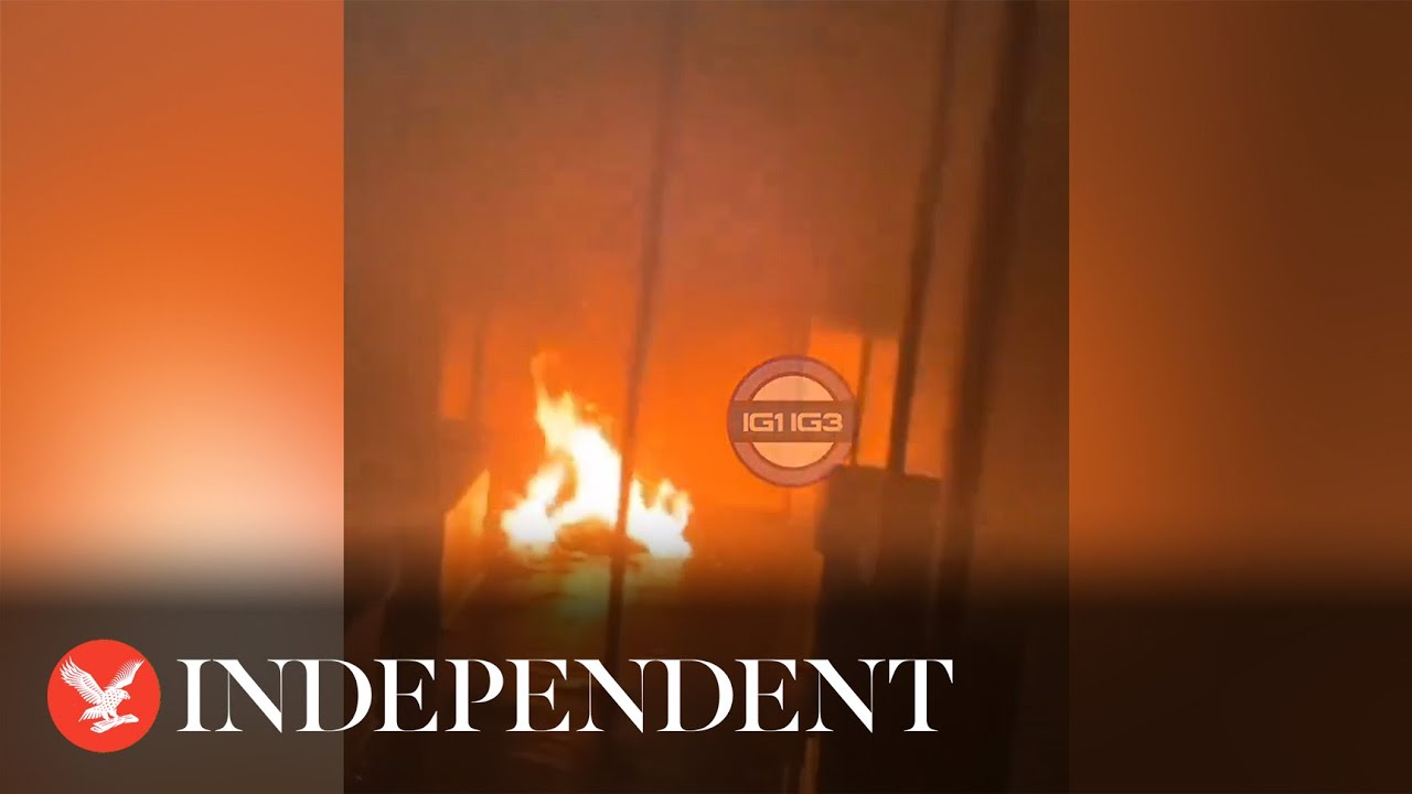 Flaming bag melts through floor of a train in suspected arson attempt