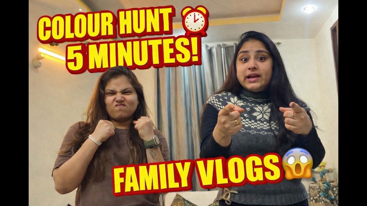 Daily Vlog: One Colour Hunt Challenge ⏰🎨#trending