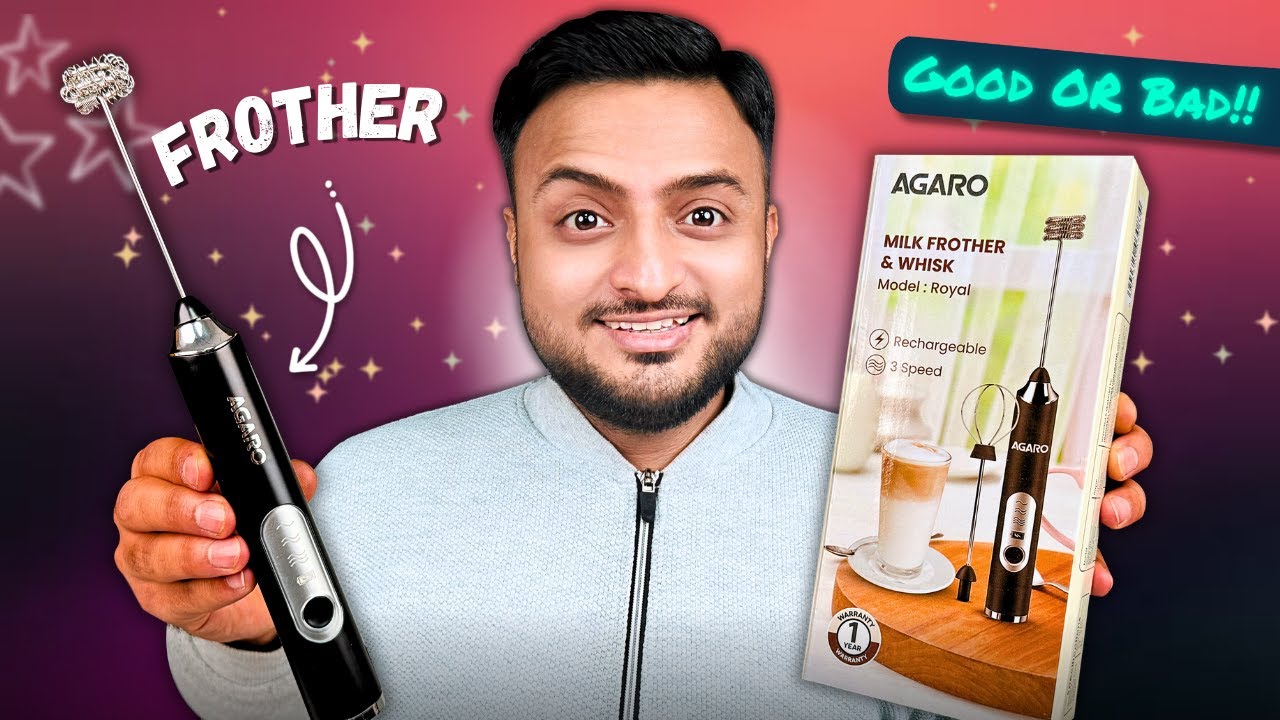 You NEED This! Agaro Coffee Frother Review 🔥 Best Whisk & Mixer for Creamy Coffee!