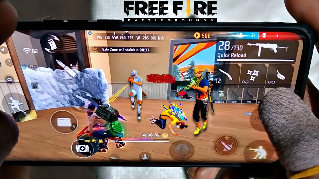 HANDCAME ⚡poco x7 pro free fire full gameplay