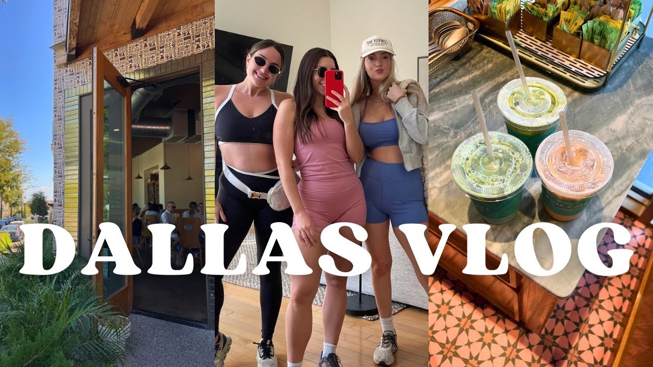 girls weekend vlog in DALLAS!   halloween weekend, thrifting + brunch