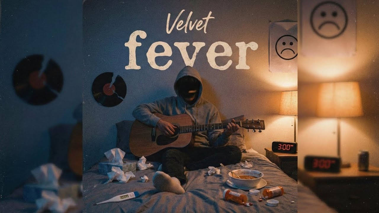 Velvet - fever (Official Lyrics Video) | Sad Indie Pop & Acoustic Vibes