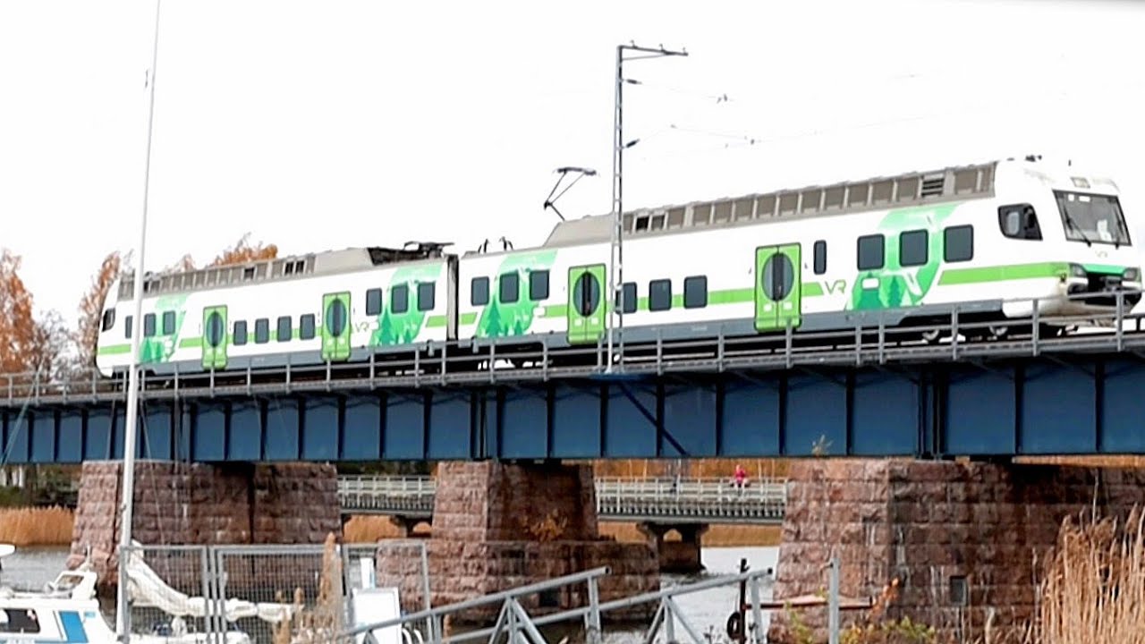 Junaliikennettä Hyvinkää-Hanko radalla