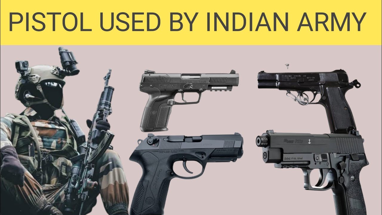 5 pistol used by indian army|| Pistol Used by Indian  special forces in hindi|| #indianarmy#ak47