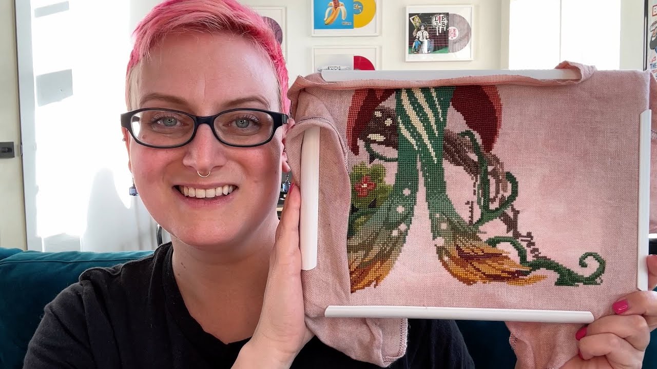 Flosstube #23 - StitchCon Recap, and June Stitching so far!