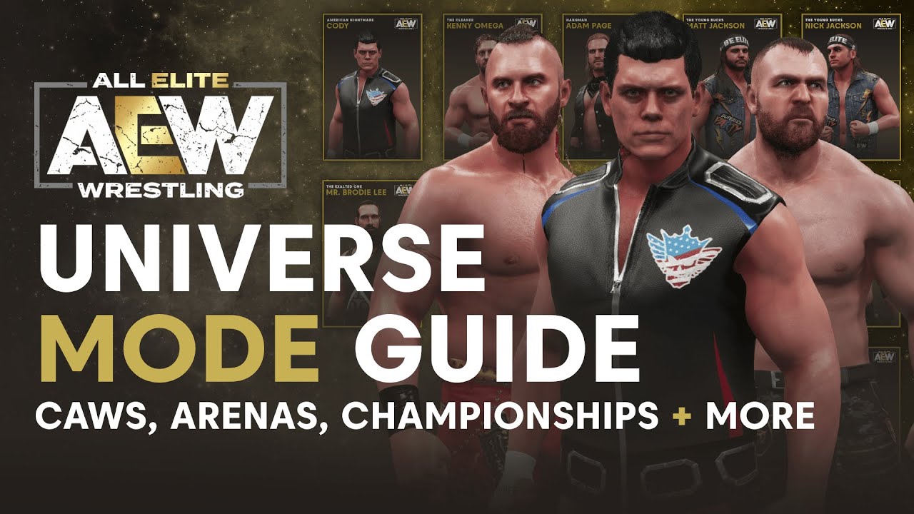 WWE 2K19 Guide To: AEW Universe Mode (60+ Wrestlers, AEW Arenas & Championships)