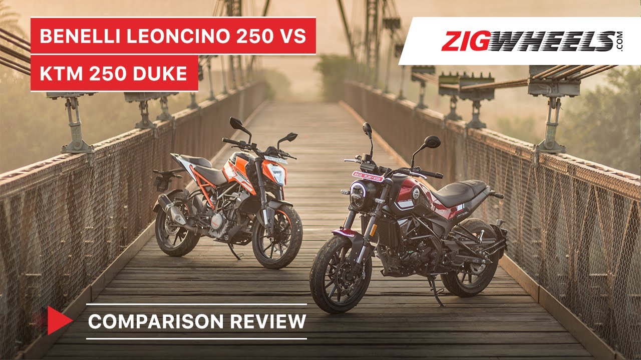 Benelli Leoncino 250 vs KTM 250 Duke Comparison Review | Exhaust Sound, Price & more | ZigWheels