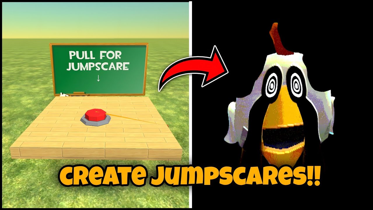 😱 HOW TO CREATE ANY ENTITY'S JUMPSCARE IN CHICKEN GUN NEW UPDATE!!