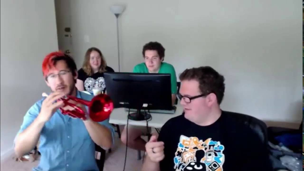 OMFG MARK PLAYED THE THEME ON HIS TRUMPET