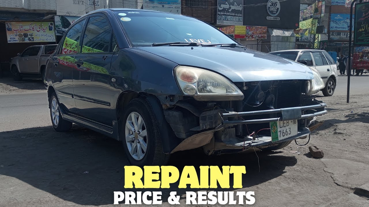 Repainted Bumper And Side Mirrors | Price And Results