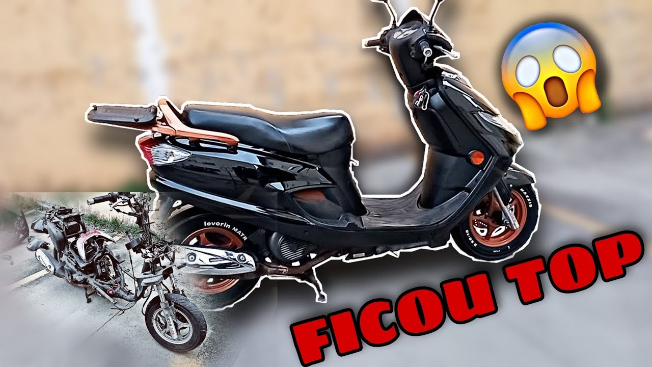 CUSTOMIZAÇÃO DA MINHA BURGMAN 2007 ( CUSTOM BURGMAN 2007) Reformando minha moto