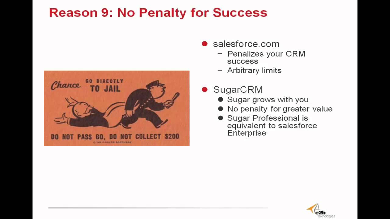 CRM Comparison: Sugar vs. Salesforce