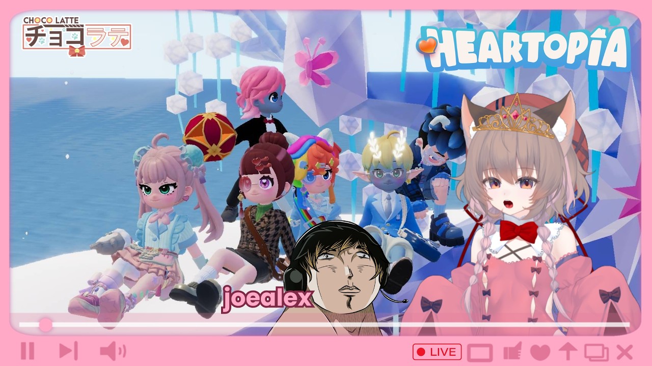 【HEARTOPIA - Choco Latte Vtuber】ini game lakik banget koh