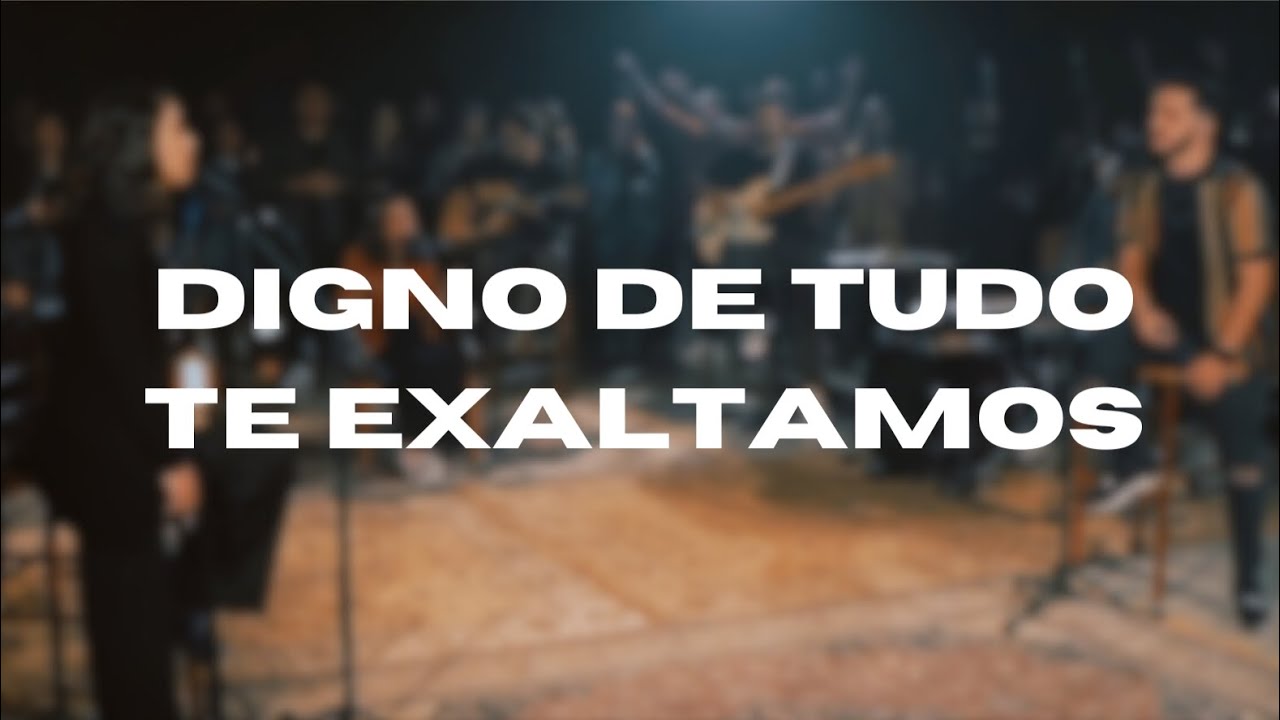 Digno De Tudo + Te Exaltamos - Emaús Music (PLAYBACK COM A LETRA)