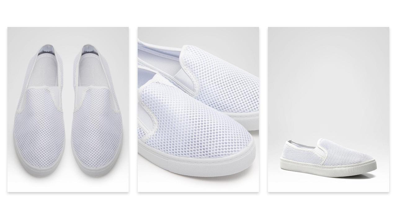 Trampki Slip On Highway White Sneakers - DeeZee.pl