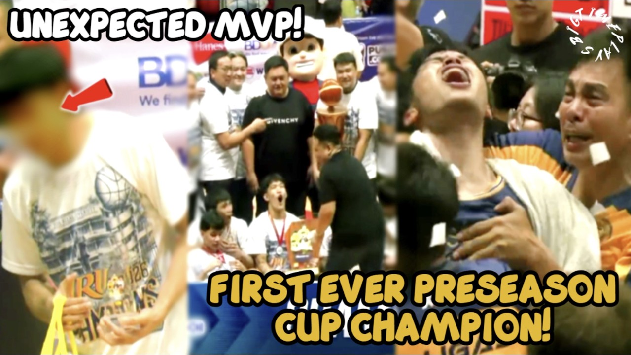 UNEXPECTED MVP! First Time CHAMPIONS sa Preseason Cup! Last 2 Minutes+Winning Moments and Awarding!