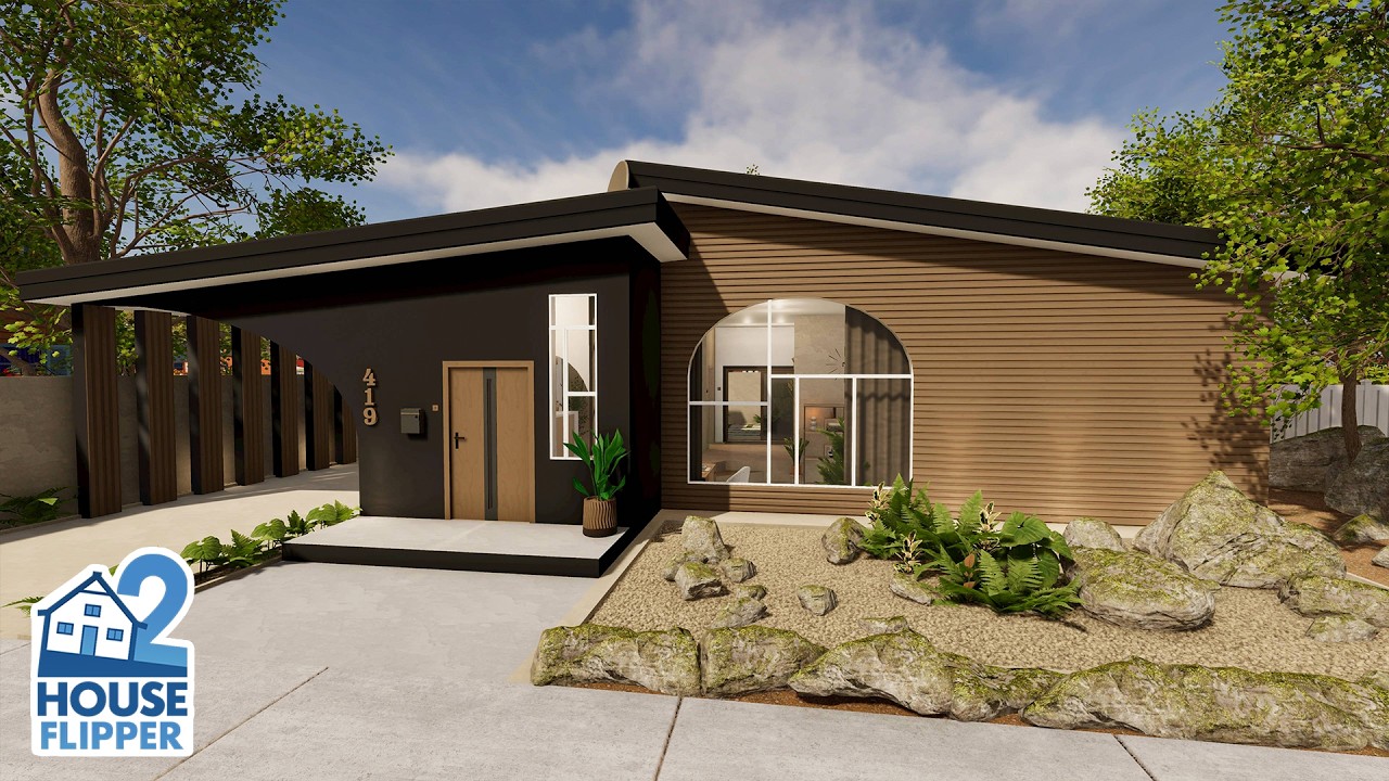 Bold Neutral Home | House Flipper 2 - Sandbox Mode Built from Scratch - Full Build and Tour