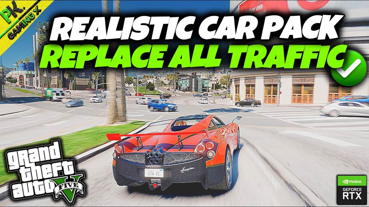 Install the Most Realistic Car Pack in GTA 5!🔥| Krogan Vehicle Mega Pack 2025 – Replace All Traffic