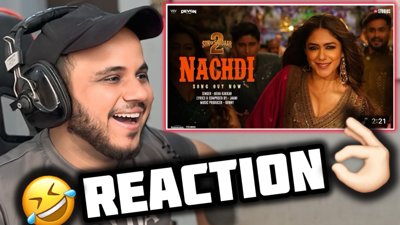 SON OF SARDAAR 2 | Nachdi (Song) REACTION | Ajay Devgn | Mrunal Thakur | Neha Kakkar | Jaani