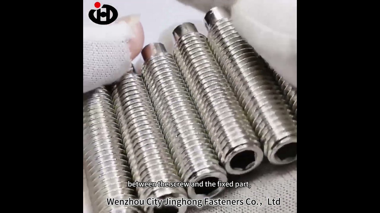 JINGHONG Cup Point Set Screw with Hex Socket