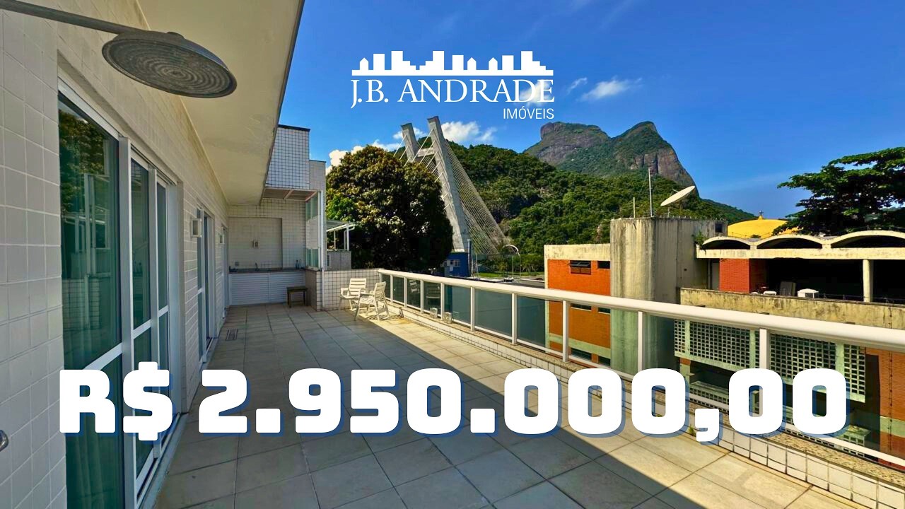 Cobertura Linear no Jardim Oceânico – 200 m² + Direito à Laje!Código JB3CBV3864