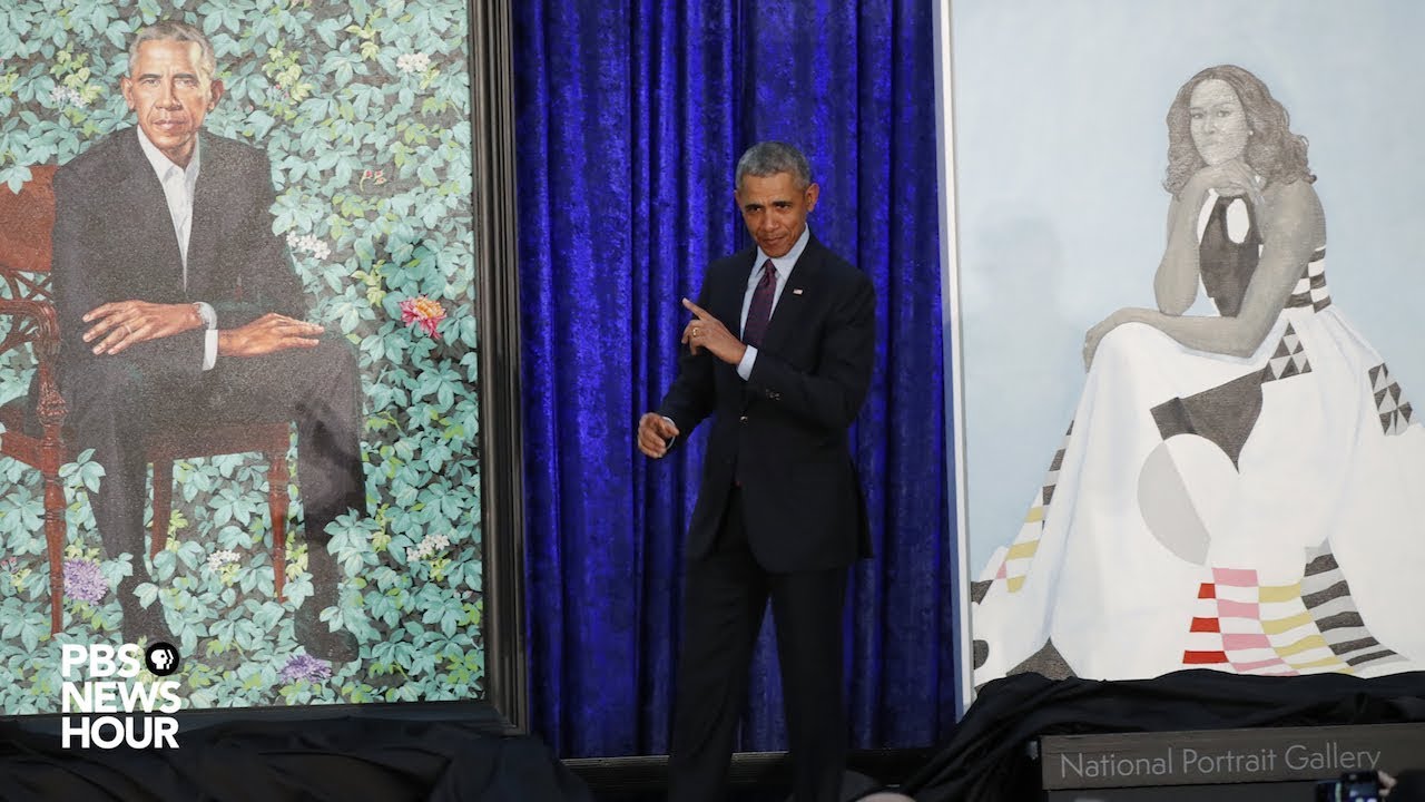 WATCH: Barack, Michelle Obama portraits unveiled at National Portrait Gallery