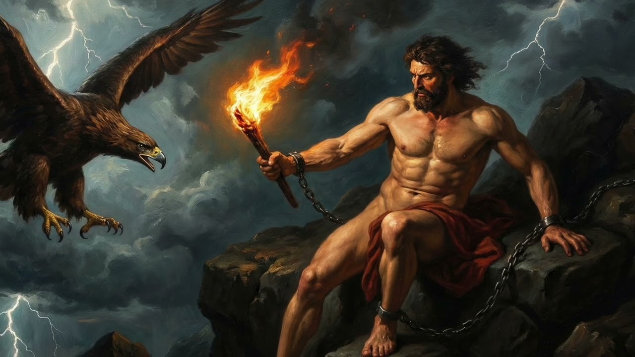 PROMETHEUS: The Flame of Rebellion 🔥🦅 | 432 Hz Epic 70s Hard Rock & Symphonic Tales