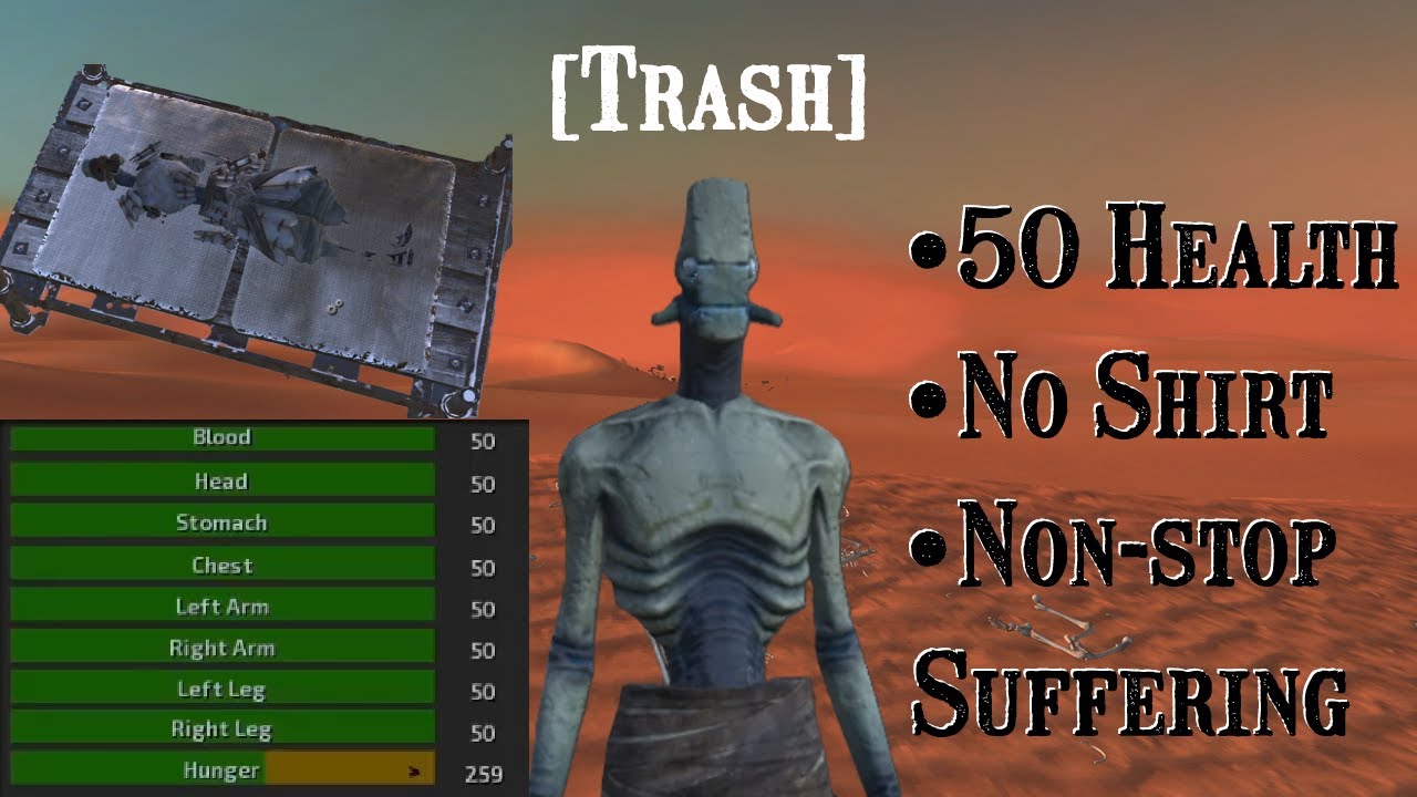 Soloing the World as the Weakest Race in Kenshi.