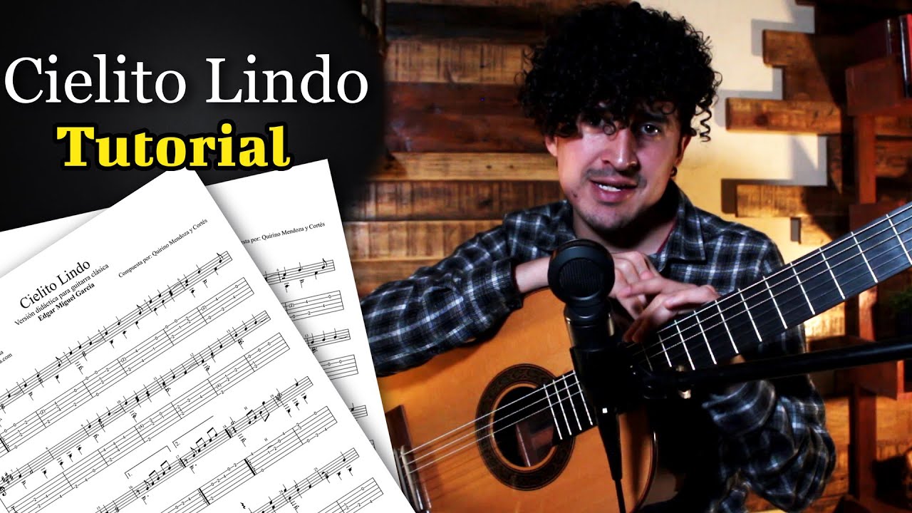 Cielito lindo en guitarra sola - Tutorial