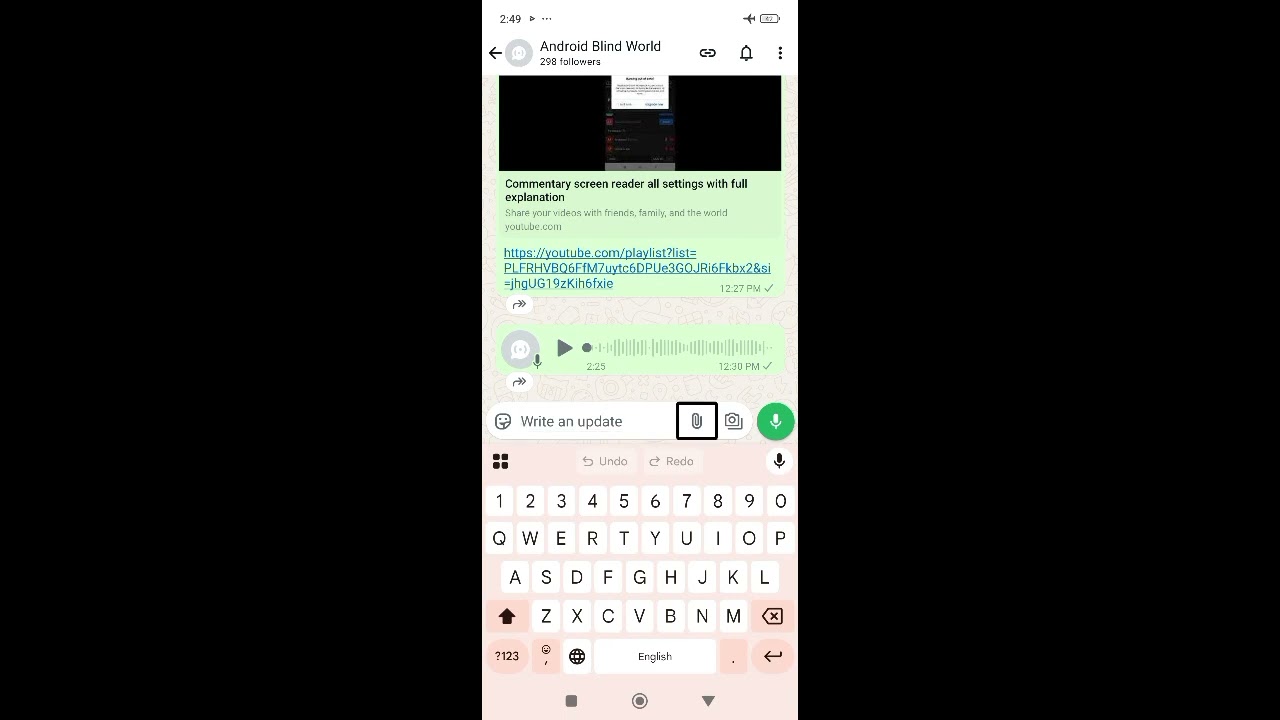 Gboard's ACCESSIBILITY Update Delete Mistakes INSTANTLY with TalkBack keyboard shortcuts Blind Users