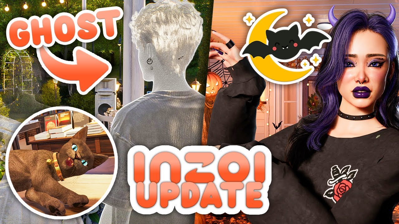 inZOI GHOST: играйте от начала до конца! Геймплей обновления Halloween Update