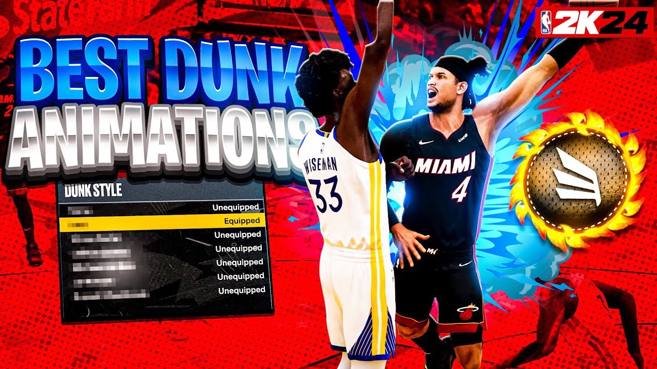 Best Dunks + Layup Package For ALL Builds in NBA 2K24 • Best Slasher Animations to Dunk More in 2K24