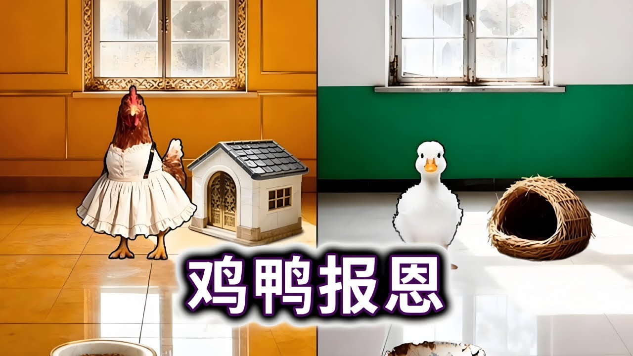 鸡鸭报恩，帮小鸡和小鸭成长报恩，原来是帅哥和靓女#小游戏#脑洞大开【妮可游戏丫】
