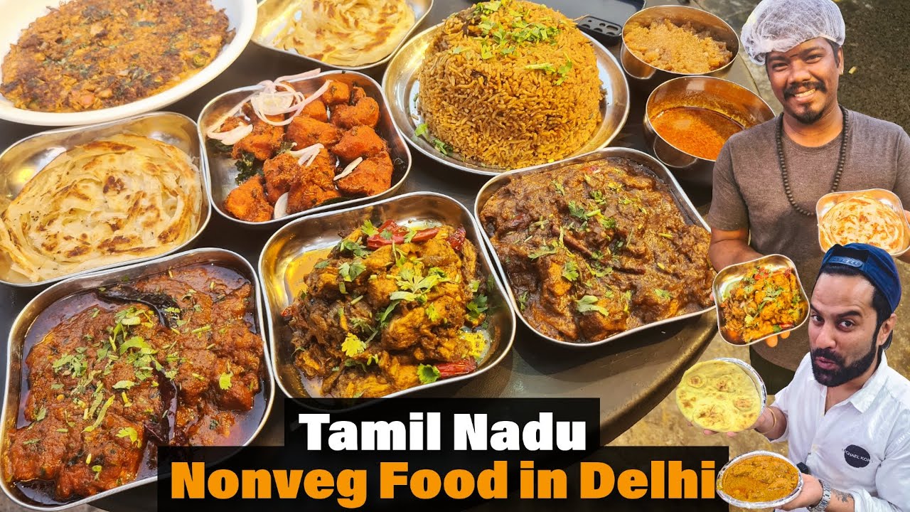 Rs 150/Delhi's BOMB मालाबारी CHETTINAD CHICKEN, Madhurai Chicken Roast, Chicken65, Chicken Pulao