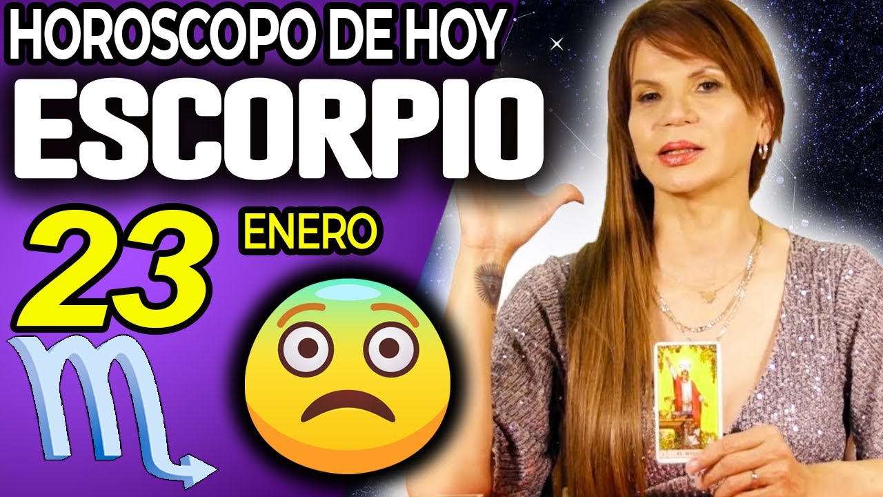 ESCORPIO ♏CUIDADO⚠️UNA MUJER MUY MALA TE HACE ESTO😱 Horóscopo De Hoy 23 De Enero 2026 | Mhoni