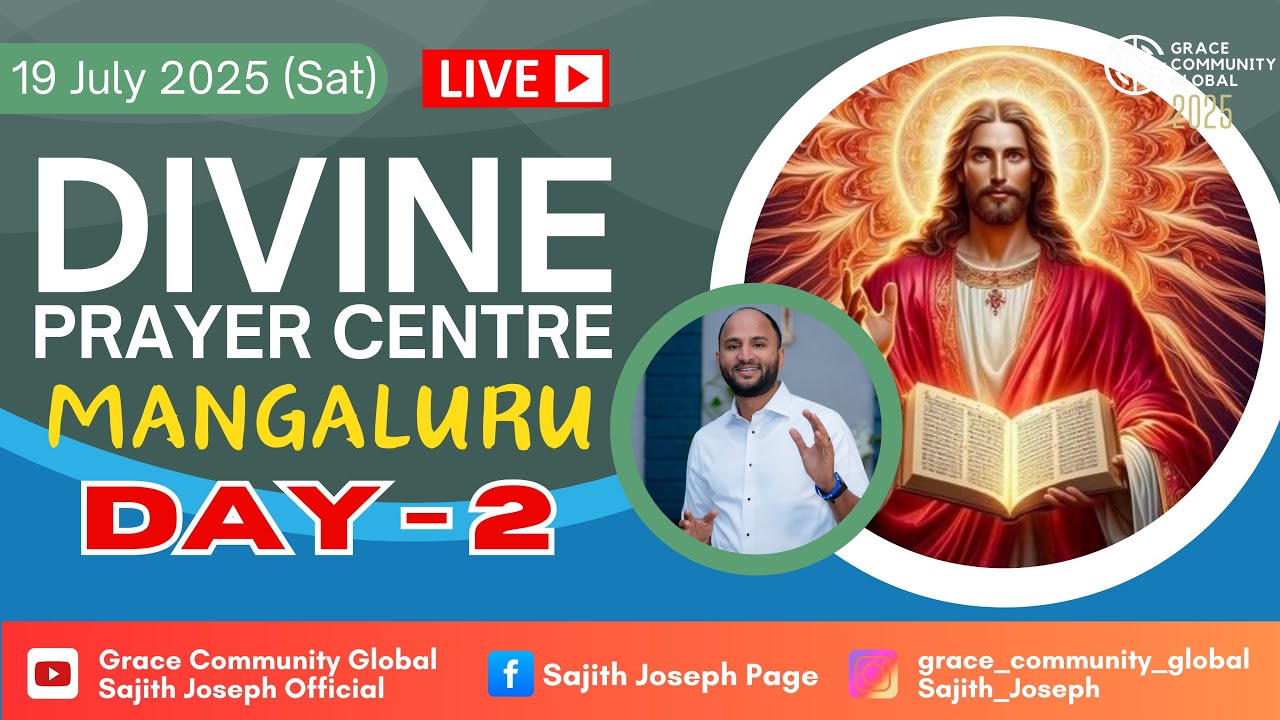 LIVE FROM DIVINE PRAYER CENTRE | THOKKOTTU | DAY 2 | BR. SAJITH JOSEPH | 19 JULY 2025